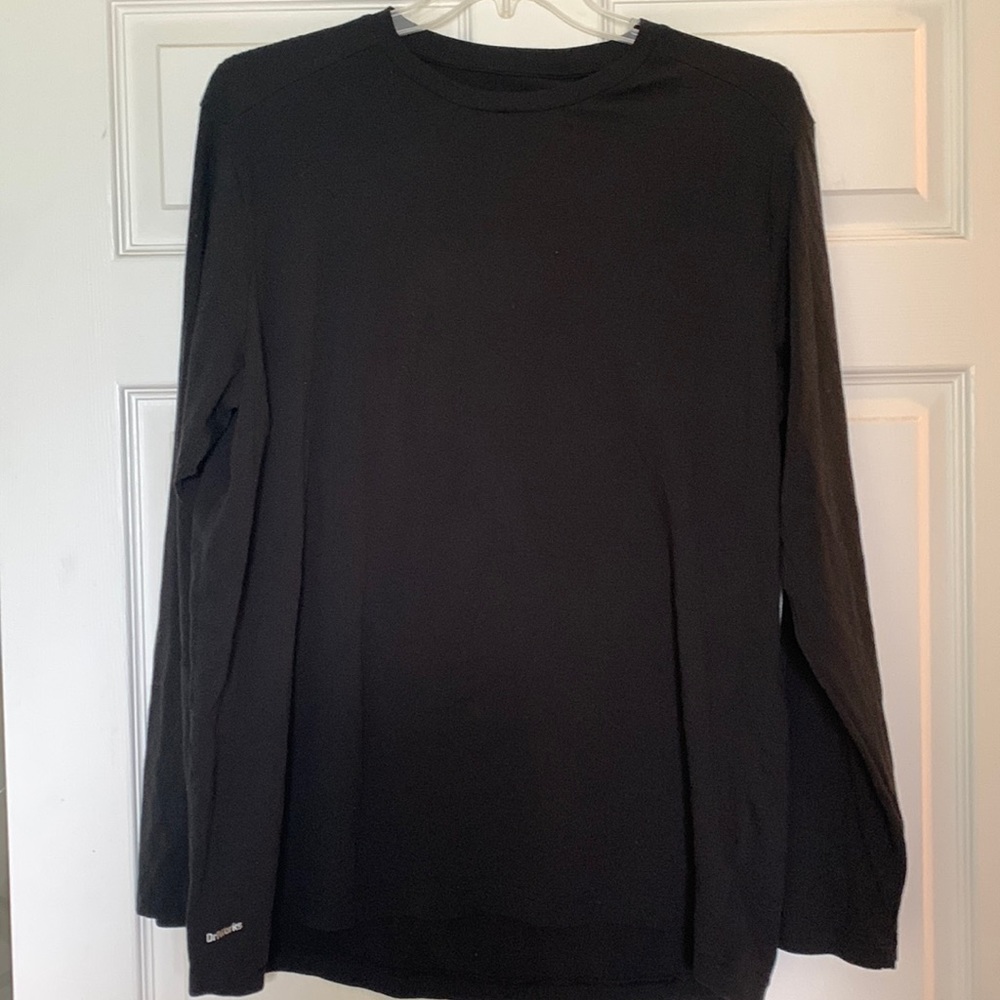 Athletic black long sleeve shirt. Light weight. Brand new. Never worn.